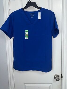 Scrubstar Men's V-Neck Scrub Top - Royal Blue